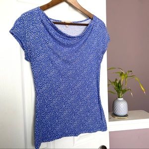 🌟3/$15🌟 Banana Republic mini dot cowl neck tee